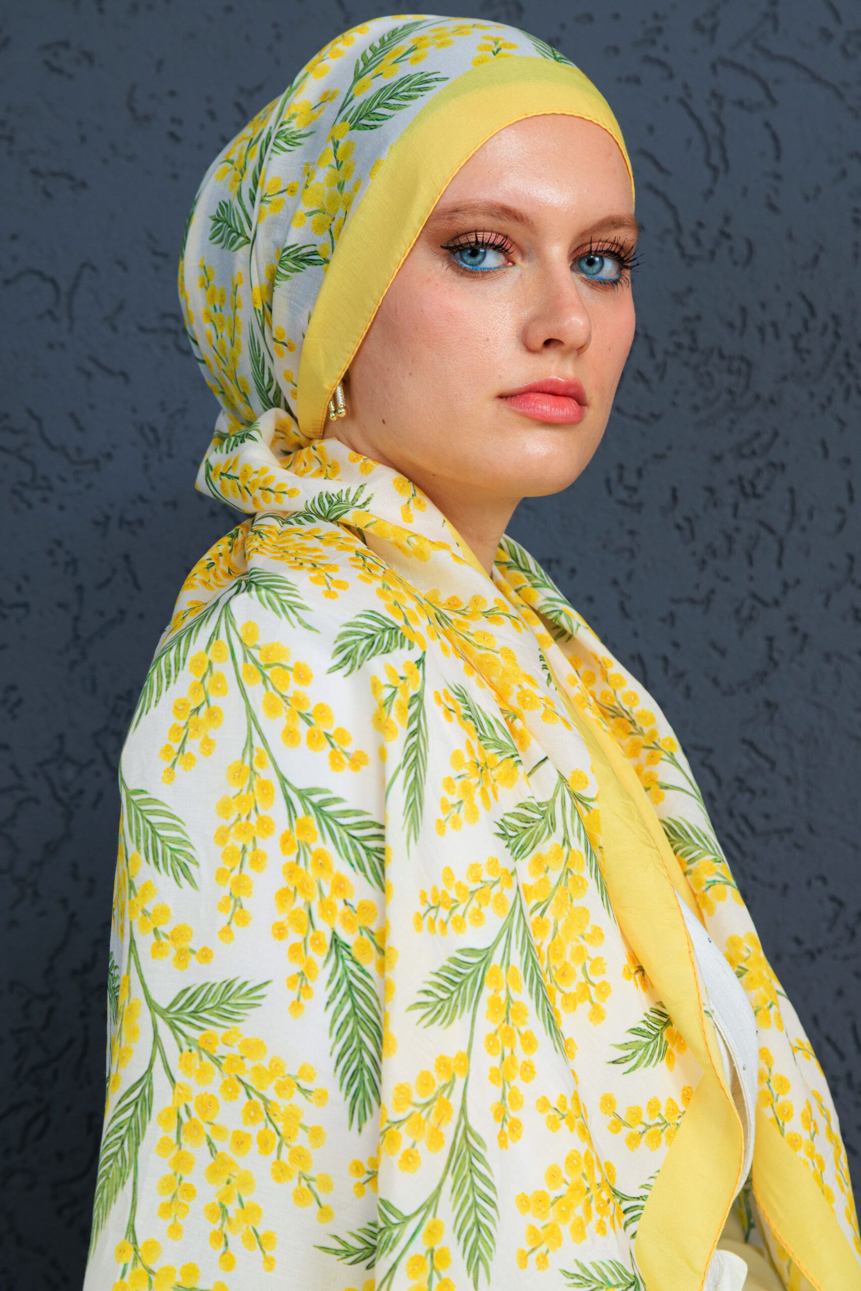 Jakarda Şal Serisi- 469-007- V-1 -Limon - Görsel 3