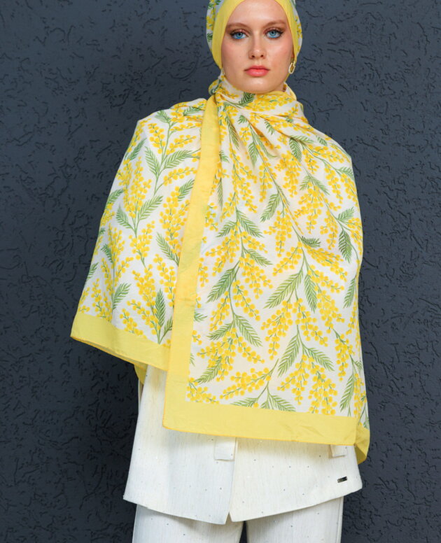 Jakarda Şal Serisi- 469-007- V-1 -Limon