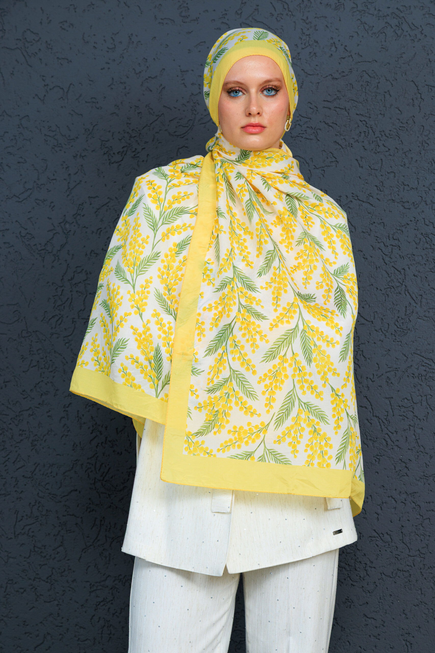 Jakarda Şal Serisi- 469-007- V-1 -Limon