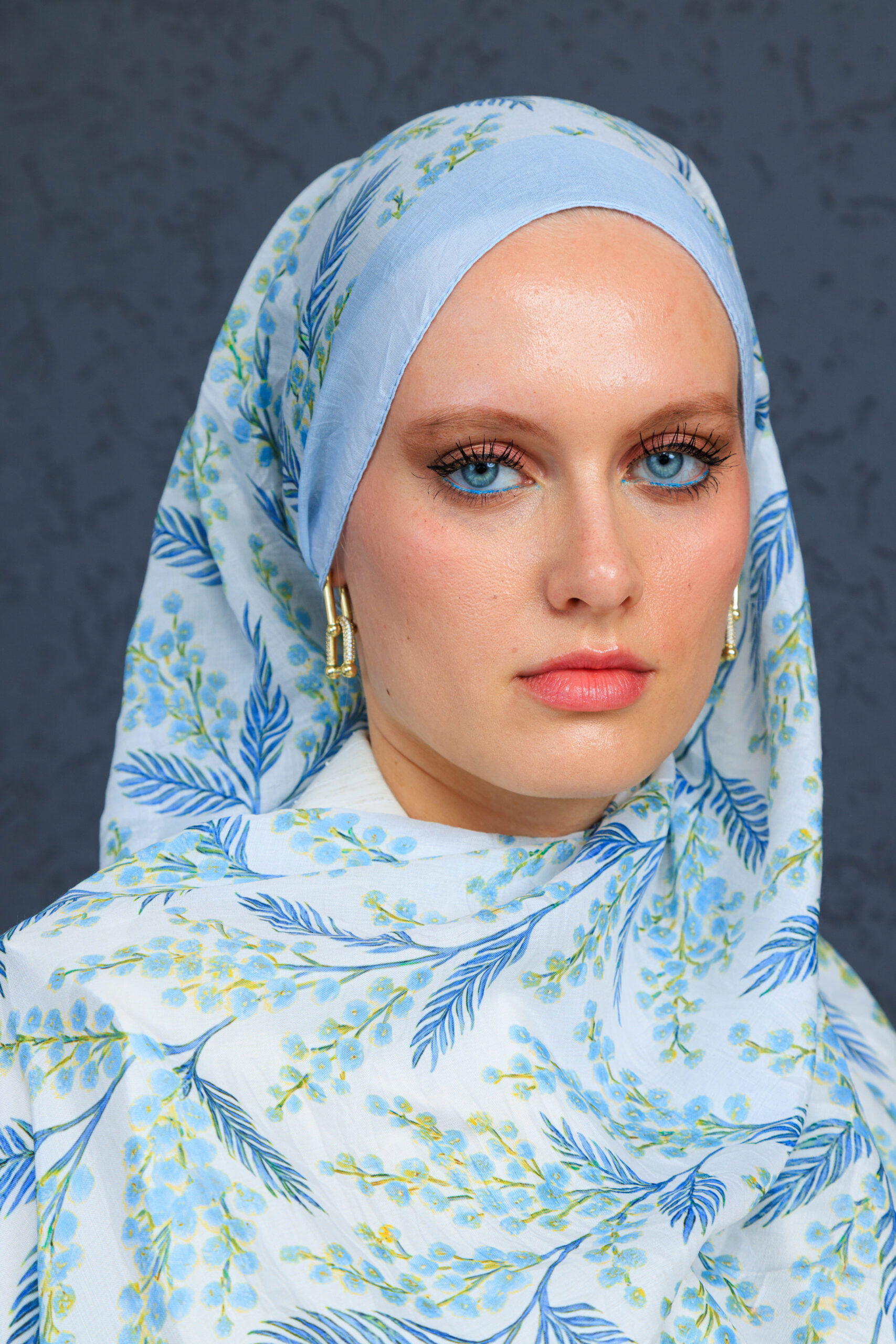 Jakarda Şal Serisi- 469-007- V-5 - Kot Mavi - Görsel 6