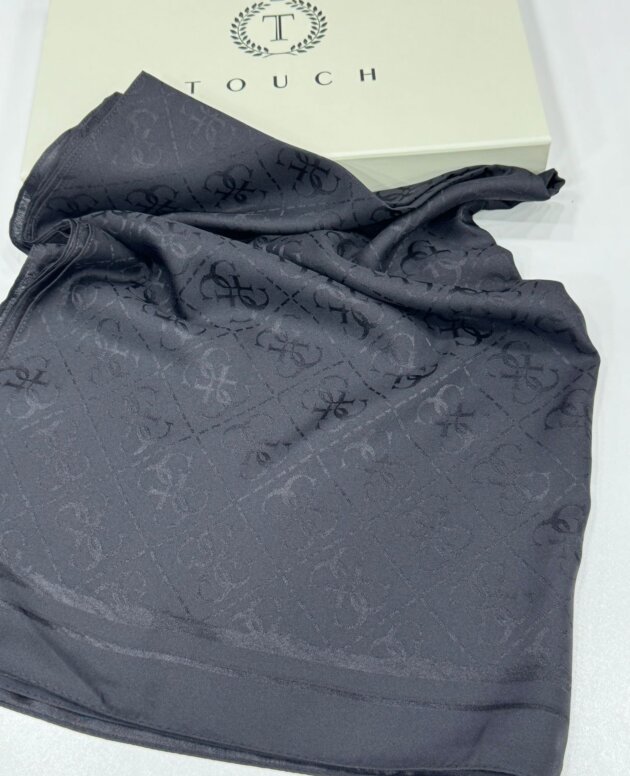 Guess Desen İpeksi Jakar Şal-75896-Siyah