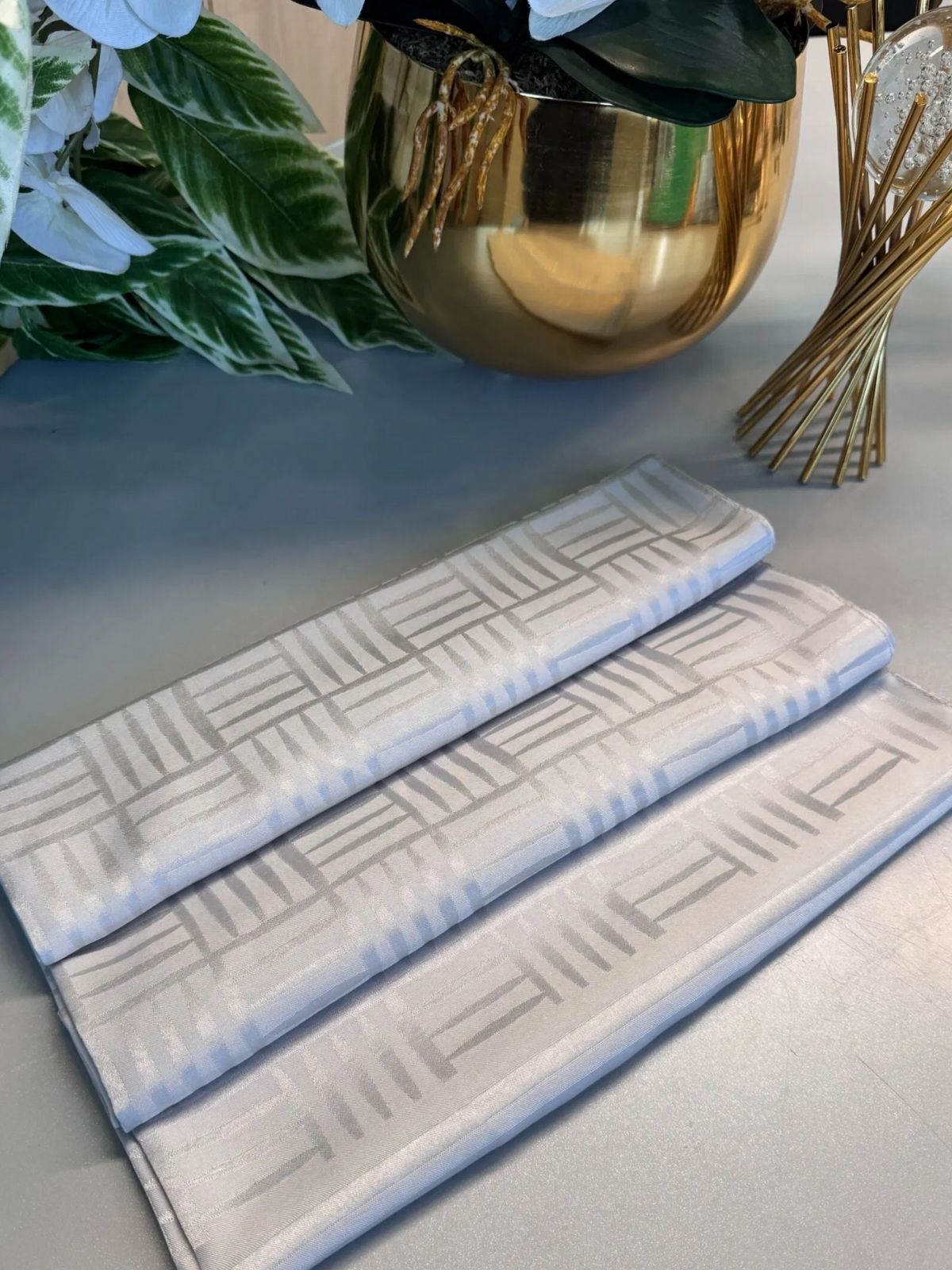 Kibrit Desen İpeksi Jakar Şal 44511 - Taş - Görsel 6