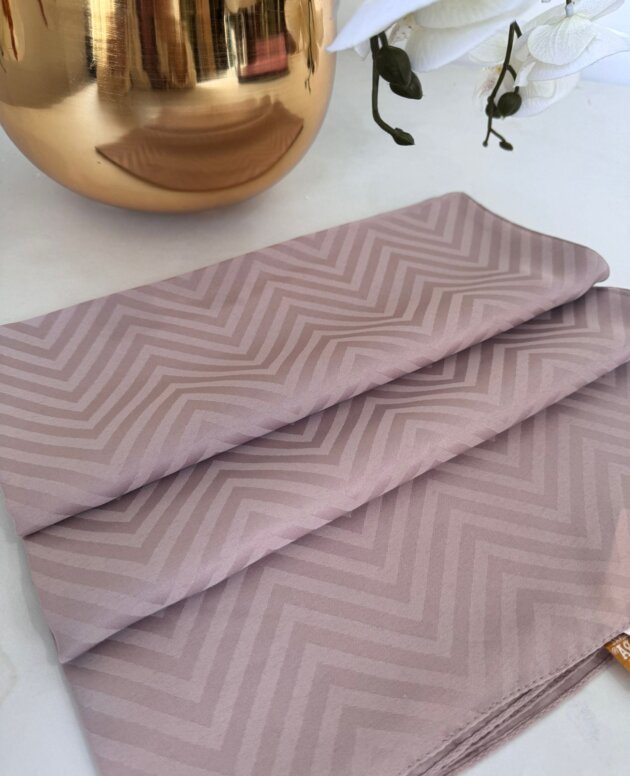 Zikzak desen pamuk Jakar Şal - Soft Vizon