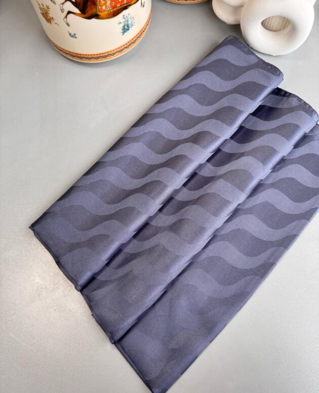 Su Yolu Pamuk Jakar Şal - Antrasit