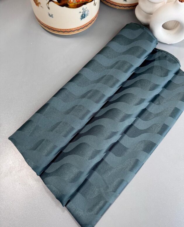 Su Yolu Pamuk Jakar Şal - Nim Yeşil