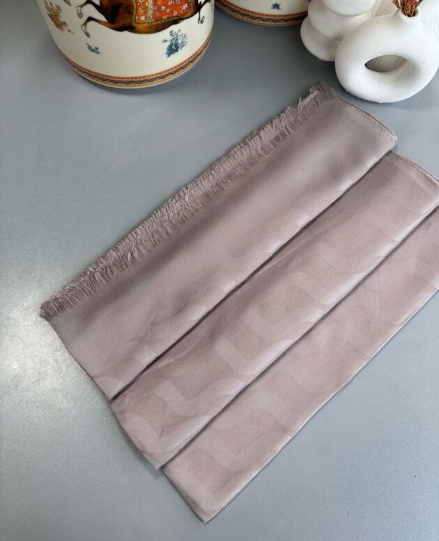 Su Yolu Pamuk Jakar Şal - Sütlü Kahve