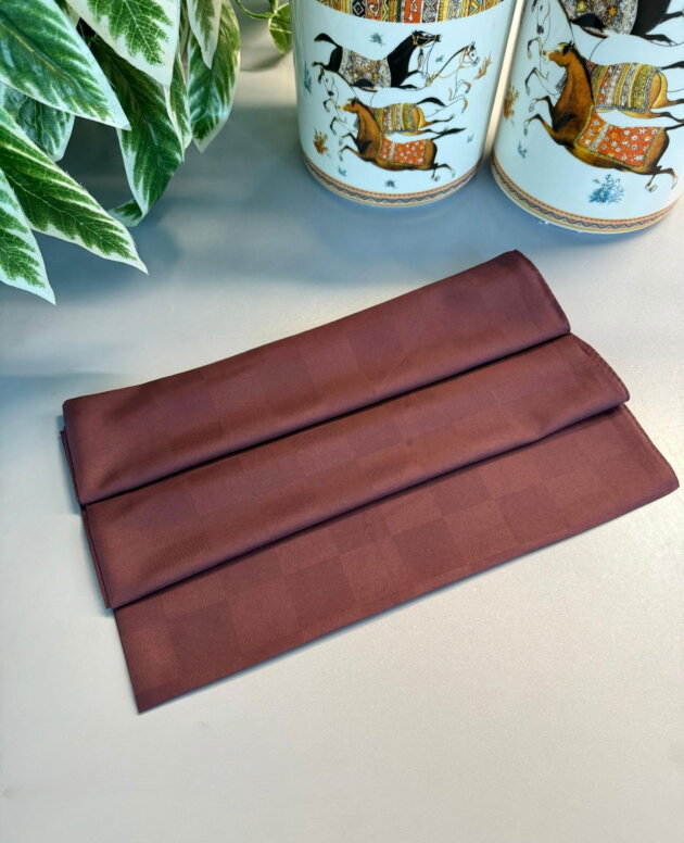 Dama Desen Jakar Şal -Bronz