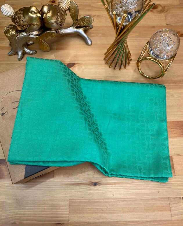 Bloom Desen Pamuk İpeksi Jakar Şal - Benetton