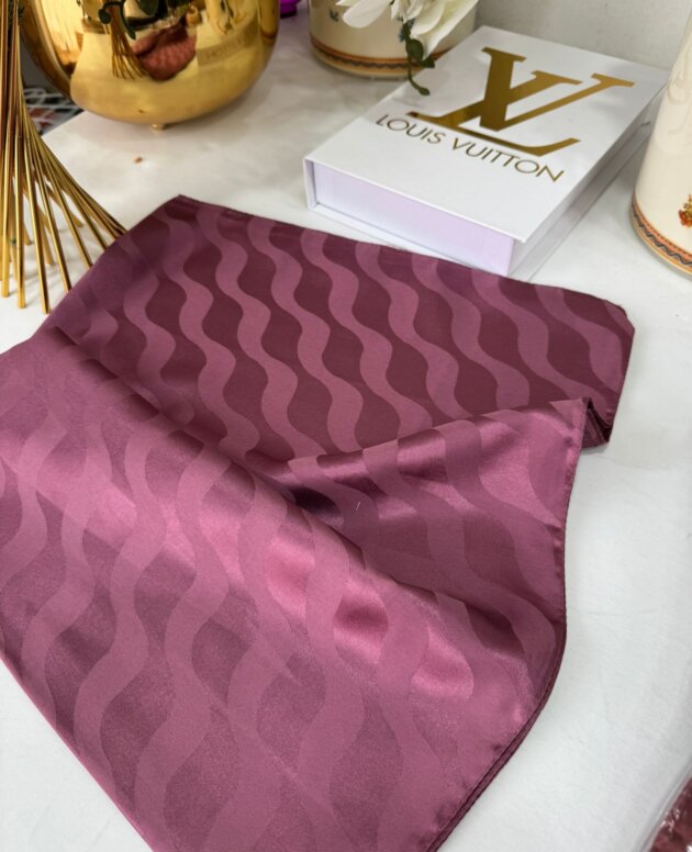 Su Yolu Pamuk Jakar Şal - Şarabi