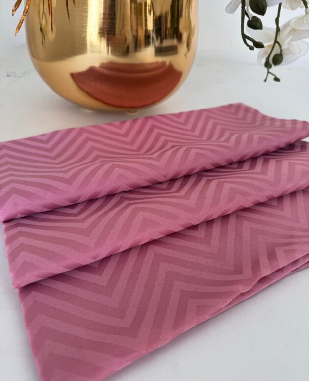 Zikzak desen pamuk Jakar Şal - Pudra