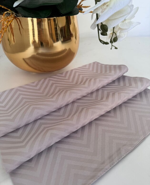 Zikzak desen pamuk Jakar Şal - Latte