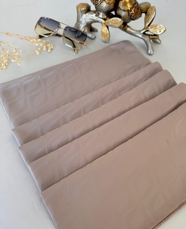 Lilya Pamuk Jakar Şal 614457 - Vizon