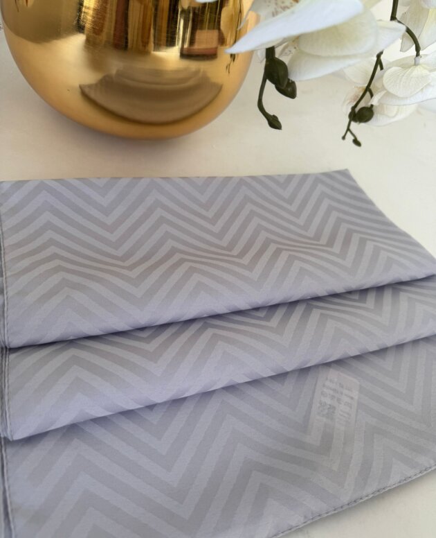 Zikzak desen pamuk Jakar Şal - Gri