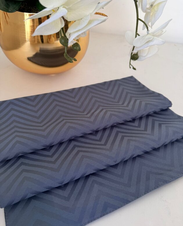 Zikzak desen pamuk Jakar Şal - Antrasit