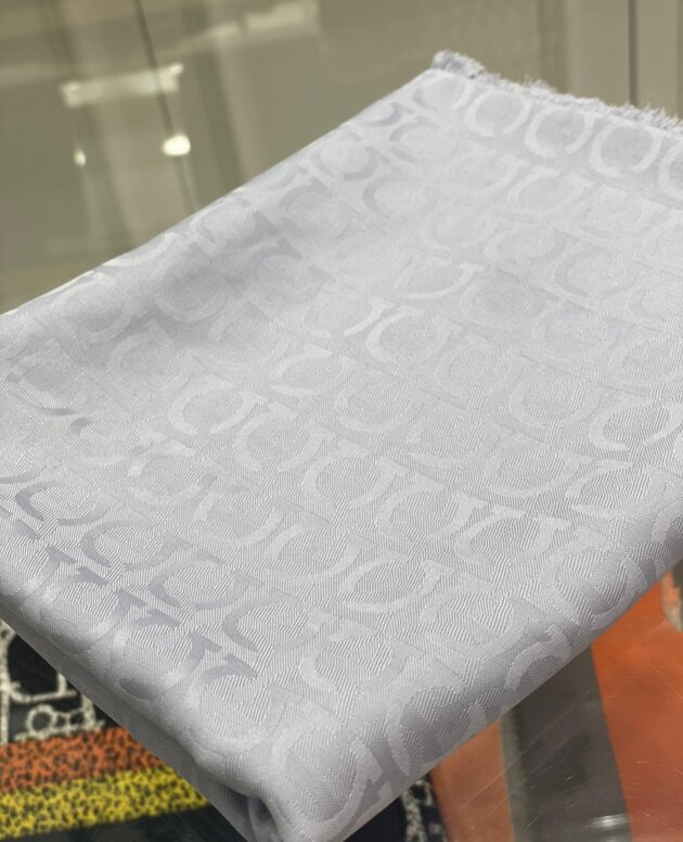 Salvatore İpeksi Jakar Şal - Gri